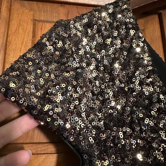 Dress The Population Zoe Sequined Mini Dress size XS in Antique - Picture 11 of 15